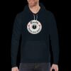 F498 Flex Fleece Drop Shoulder Pull Over Hooded Sweatshirt Thumbnail